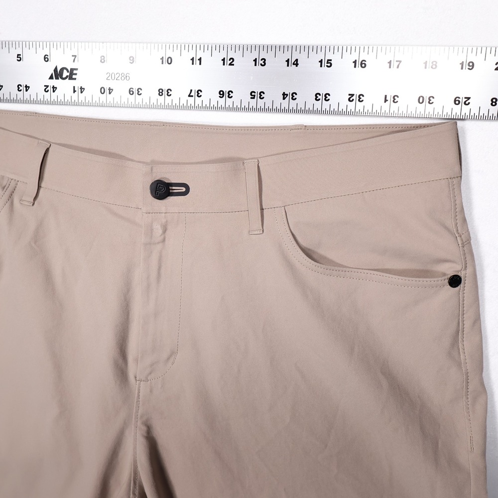 PUBLIC REC Men's Size 36x30 Sand Tan Dealmaker 5-Pocket Performance Golf Pants - Picture 6 of 8